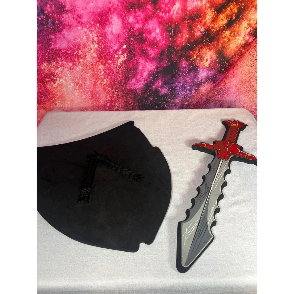 LEGOLAND Castle Knight Foam Sword Shield Set Dragon Red Silver Costume Gear